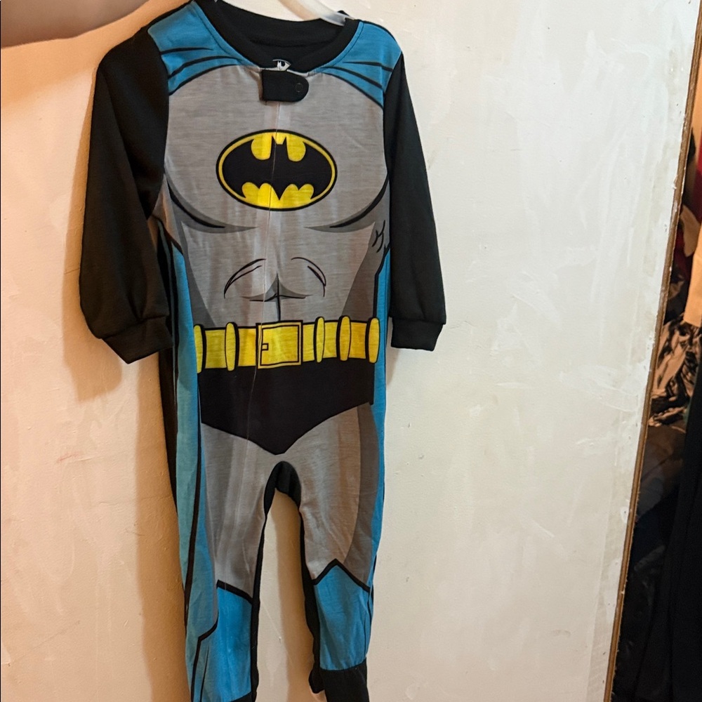 DC Comics Batman Kids Costume with Blue and Yellow Accents